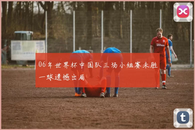 06年世界杯中国队三场小组赛未胜一球遗憾出局