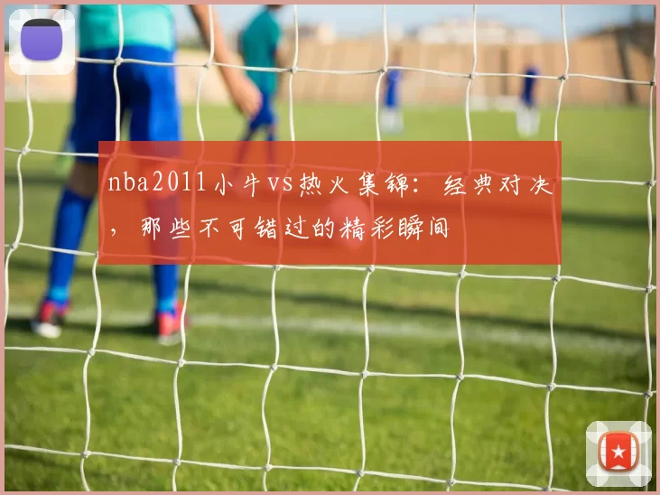 nba2011小牛vs热火集锦：经典对决，那些不可错过的精彩瞬间